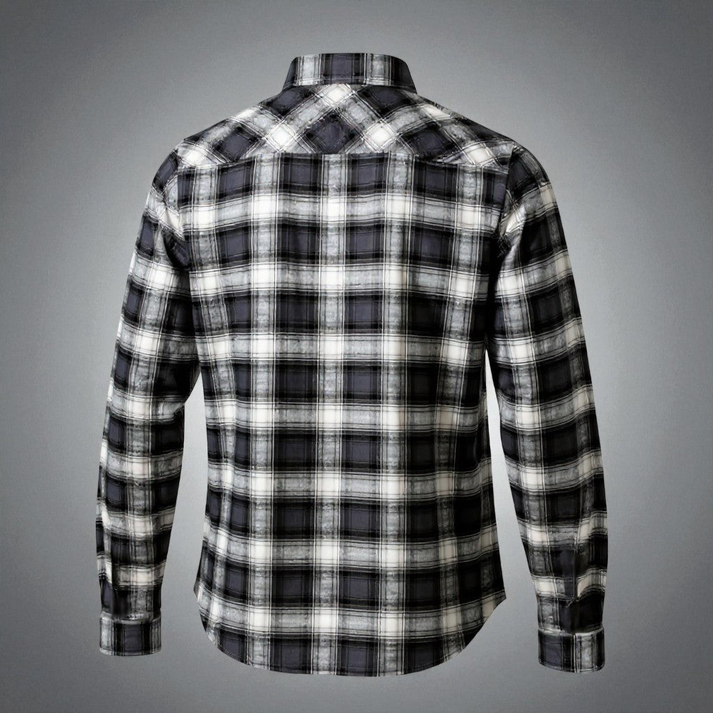 Men's Soft Plaid Flannel Shirt - Perfect for Dhaka's Cooler Evenings